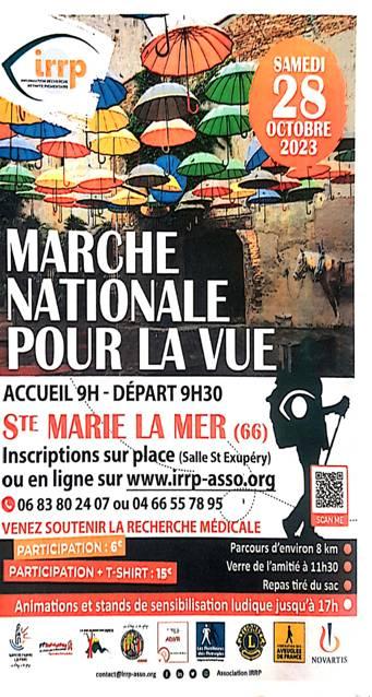 Marche pour la vue