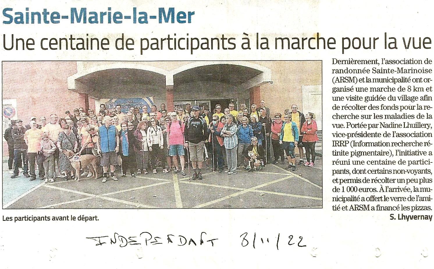 Article marche pour la vue 8 11 22